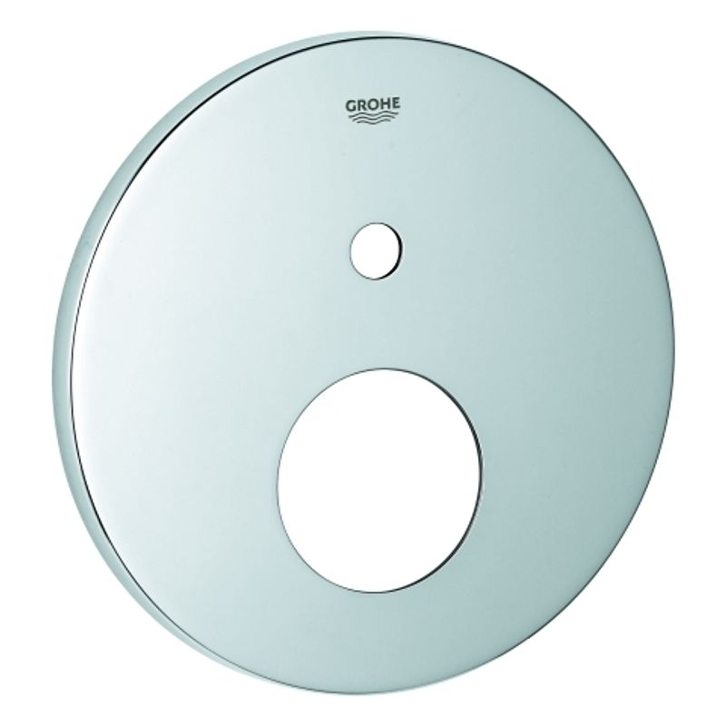 Grohe Rosette, für Einhebel-Waschtischmischer-FMS, mit 2-Wege Umstellung, rund, Metall, Farbe silberfarben Bild 1