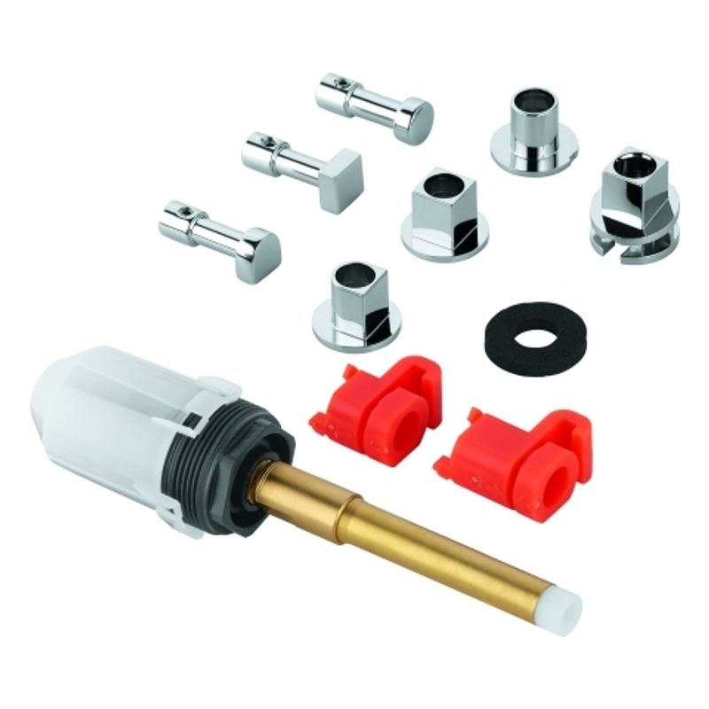 Grohe Umstellung, für UP-Einhandmischer Wanne, 25 mm, inklusiveUmstellknopf, Farbe silberfarben Bild 1