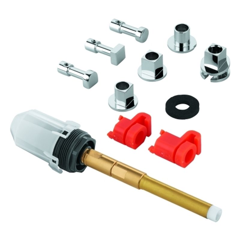 Grohe Umstellung, für UP-Einhandmischer Wanne, 50 mm, inklusiveUmstellknopf, Farbe silberfarben Bild 1