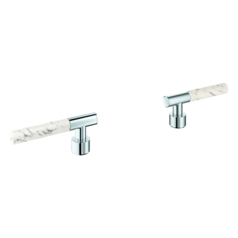 Grohe Hebelgriffe Atrio Private C. White Attica Caesarstone chrom, Farbe silberfarben Bild 1