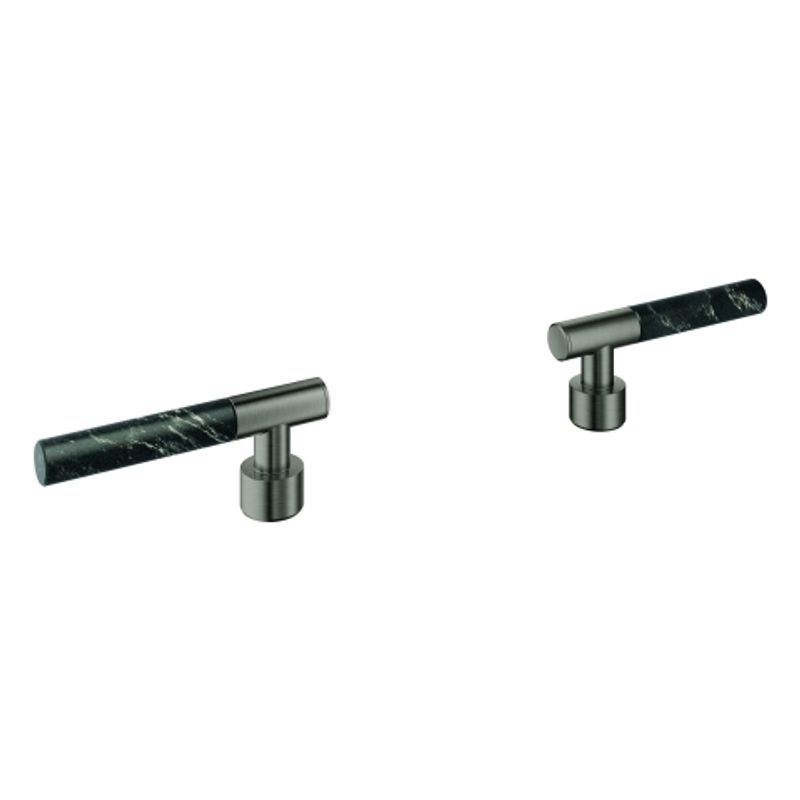 Grohe Hebelgriffe Atrio Private C. 48459 Vanilla Noir Caesarstone hard graph. gb, Farbe silberfarben Bild 1