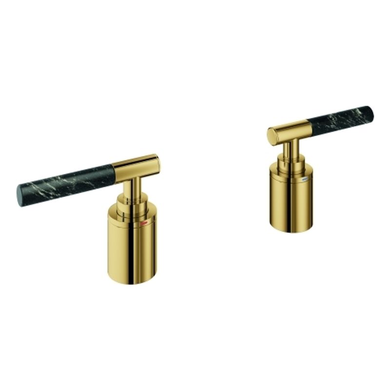 Grohe Hebelgriffe Atrio Private C. 48465 Vanilla Noir Caesarstone, Farbe gold Bild 1