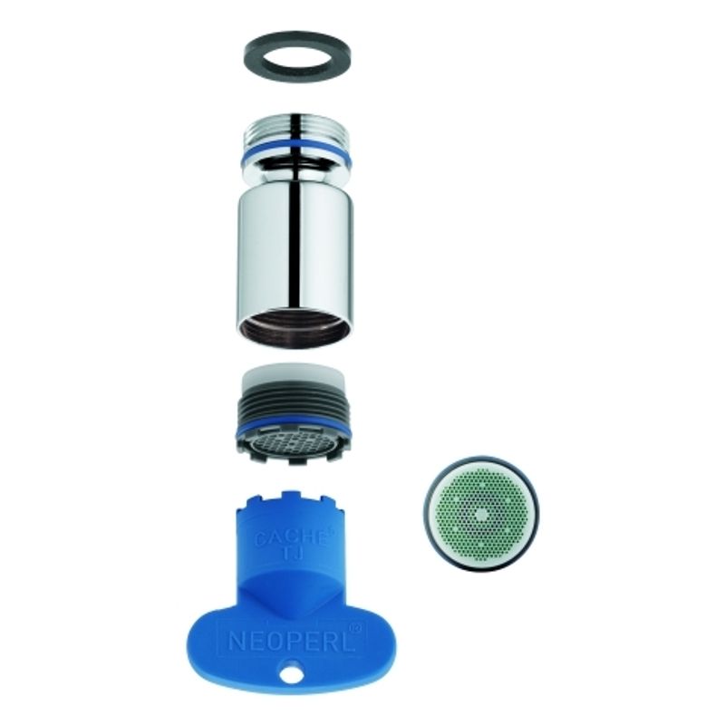 Grohe Kugelgelenk-Mousseur, mit Aussengewinde, 5.7l/min, Farbe silberfarben Bild 1