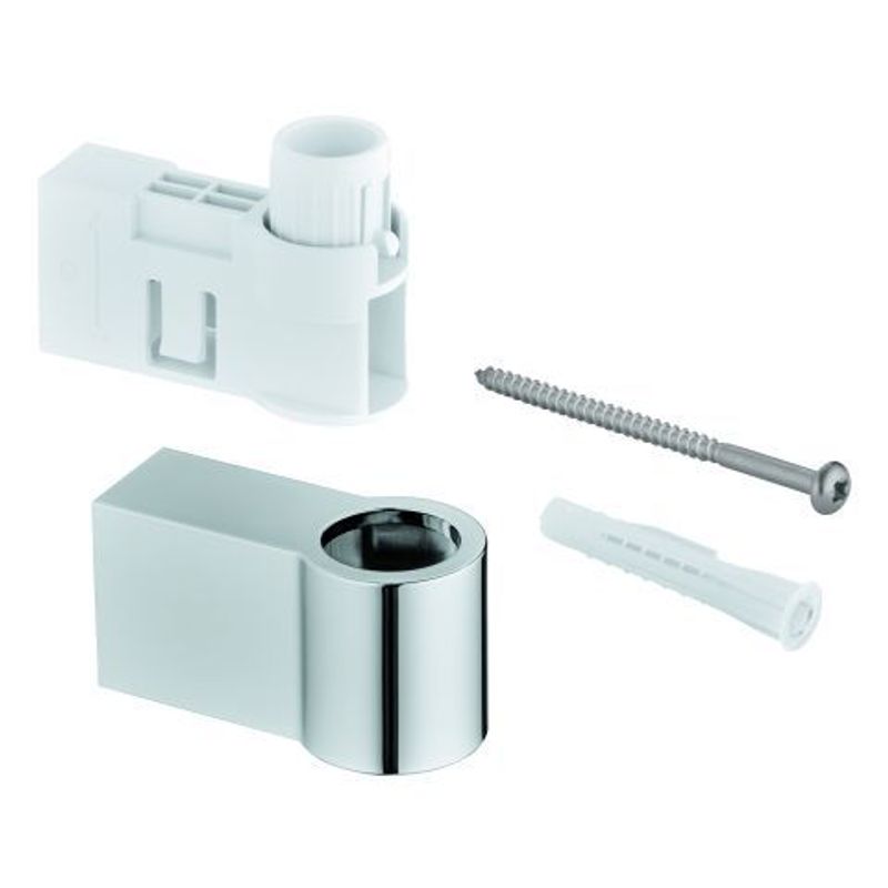 Grohe Brausestangenhalter, für Tempesta Brausestangen, Farbe silberfarben Bild 1