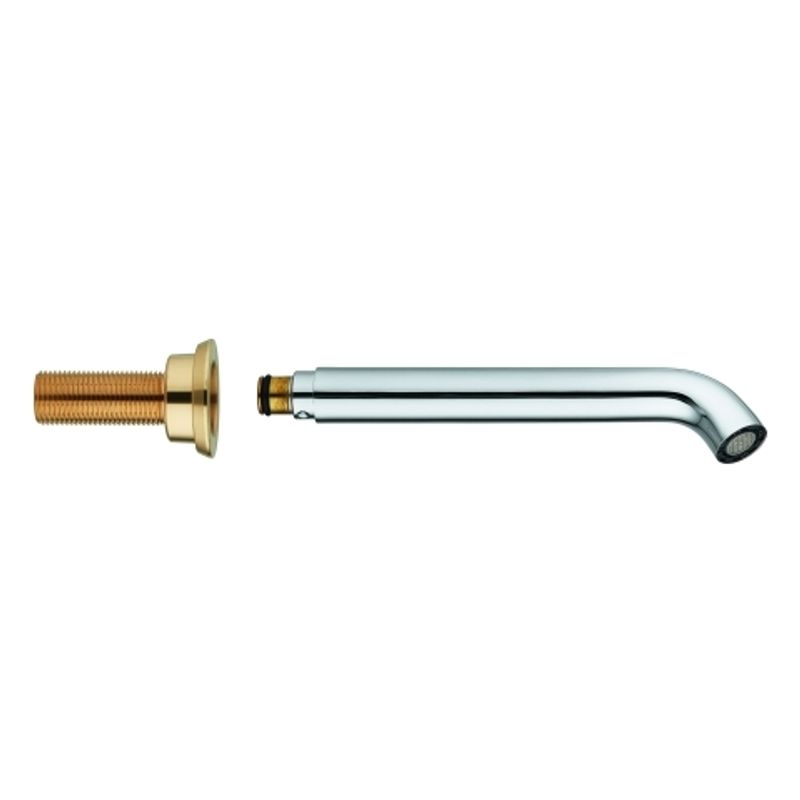 Grohe Auslauf Ausladung 180 mm, mit Mousseur, Farbe silberfarben Bild 1