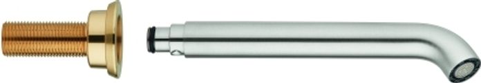 Grohe Auslauf Ausladung 180 mm, mit Mousseur, Farbe silberfarben Bild 1