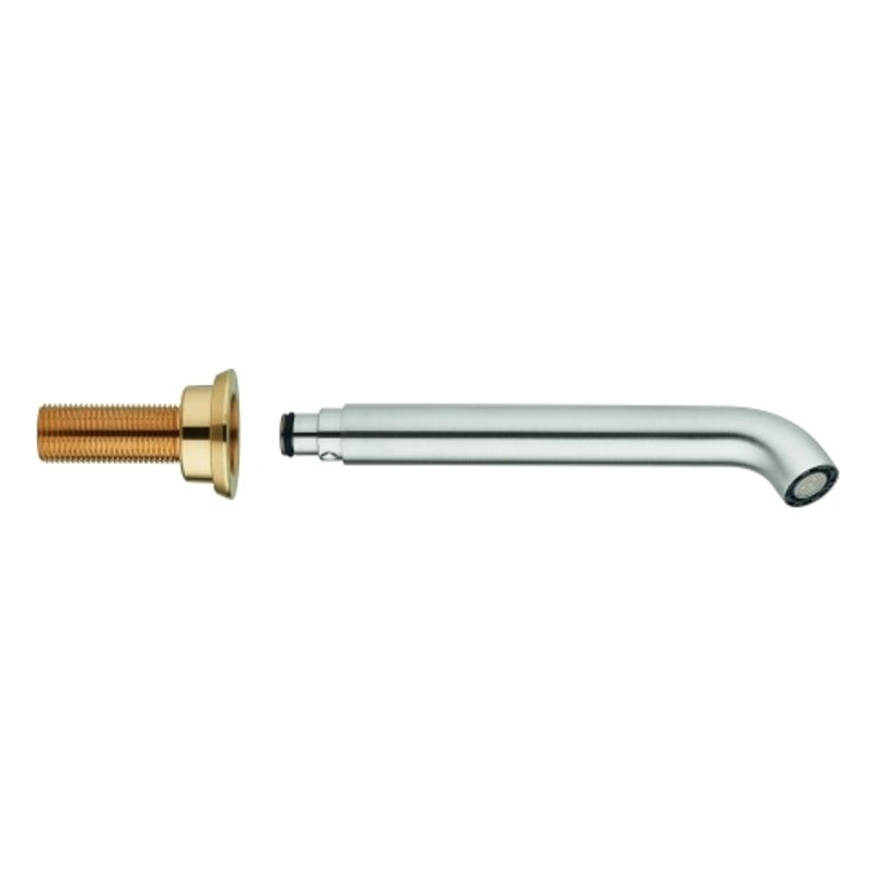 Grohe Auslauf Ausladung 180 mm, mit Mousseur, Farbe silberfarben Bild 1