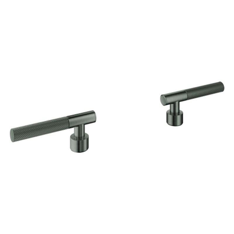 Grohe Hebelgriffe Atrio Private C. 48646 Raendelstruktur, Farbe grau Bild 1