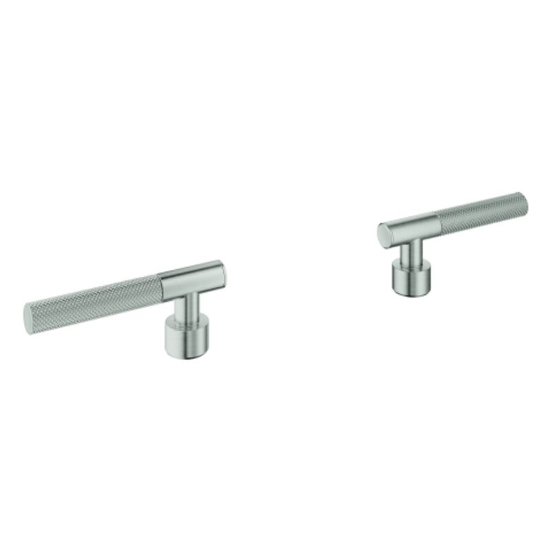 Grohe Hebelgriffe Atrio Private C. 48646 Raendelstruktur, Farbe silberfarben Bild 1