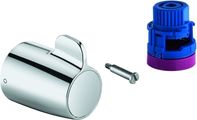Grohe Absperrgriff für Grohtherm Special Wand-Wannenthermostat mit Aquadimmer, Farbe silberfarben Bild 1