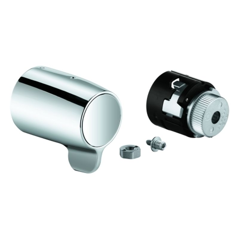 Grohe Temperaturwaehlgriff für Grohtherm Special Zentral-Thermostat, Farbe silberfarben Bild 1