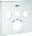 Grohe Rosette, für SmartControl UP-Thermostat, mit 3 Absperrventilen, eckig, Farbe weiß Bild 1