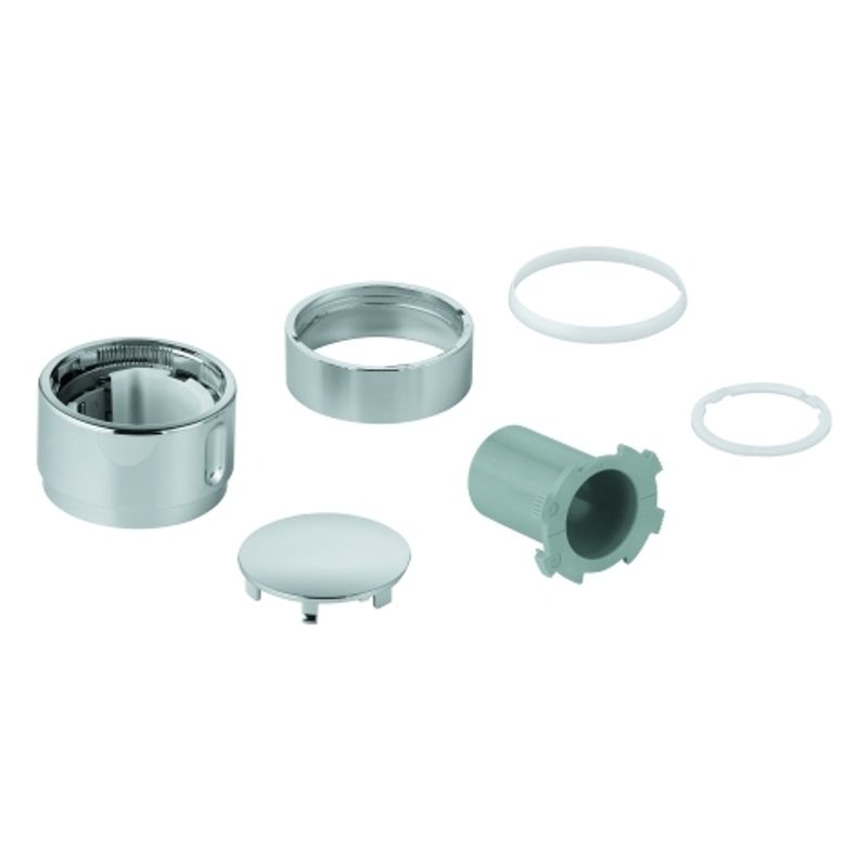Grohe Temperaturwaehlgriff, für Grohtherm Fertigmontagesets, Farbe silberfarben Bild 1