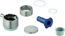 Grohe Absperrgriff Aquadimmer, rund, für THM Fertigmontageset, mit Kappe, Farbe silberfarben Bild 1
