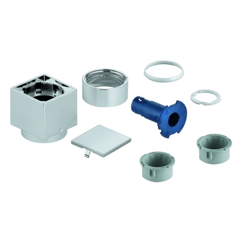 Grohe Absperrgriff, für Aquadimmer, für THM-Fertigmontagesets, Farbe silberfarben Bild 1