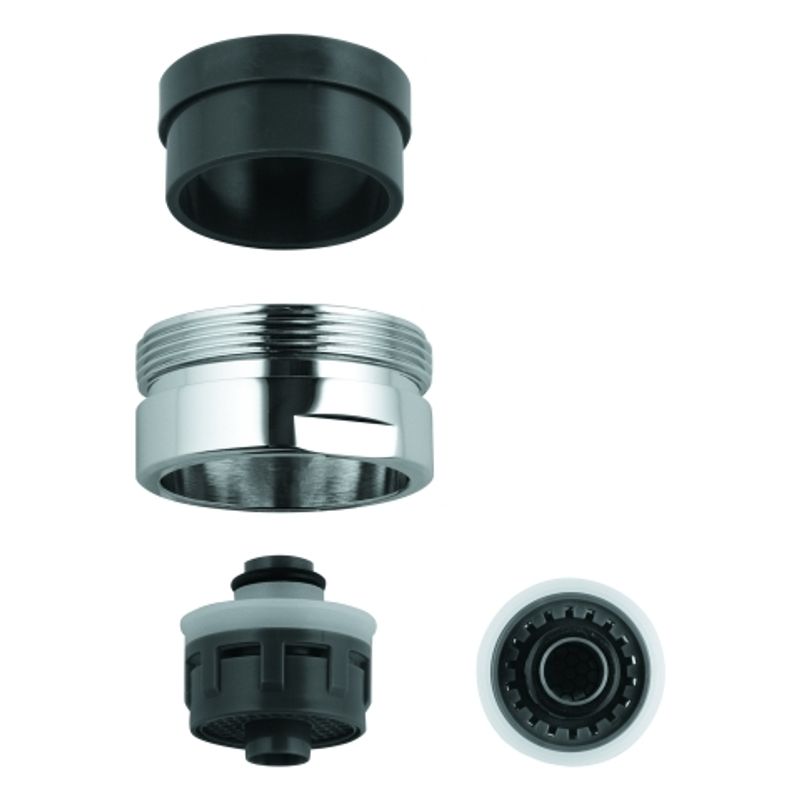 Grohe Mousseur chrom Aussengewinde M 28 x 1, Farbe silberfarben Bild 1