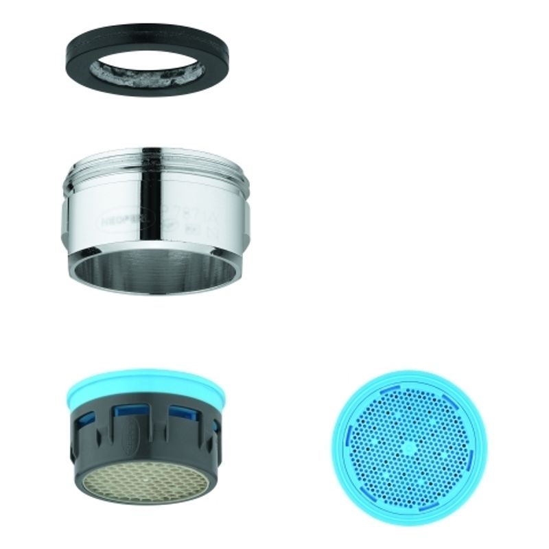 Grohe Strahlregler, Farbe silberfarben Bild 1