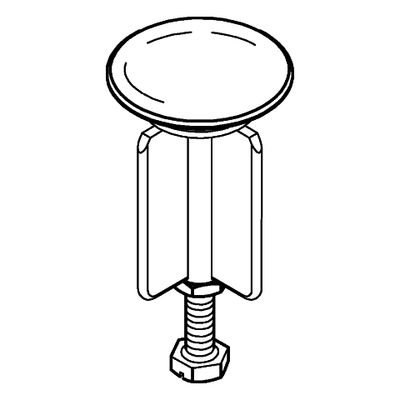 Grohe Stopfen 07182, für Ablaufgarnitur 1 1/4" matt, Farbe schwarz Bild 2