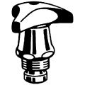 Grohe Oberteil 3/4" Trecorn-Griff kalt, silberfarben Bild 3