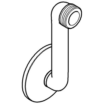 Grohe S-Anschluss 1/2" x 3/4", Verstellbereich: 55 mm, mit Rosette, verchromt, Farbe chrom Bild 4