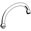 Grohe Rohrauslauf HU-Form 140 mm 3/4" Bild 4