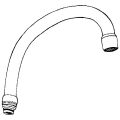 Grohe Rohrauslauf HU-Form 140 mm Costa Bild 3