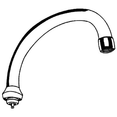 Grohe Rohrauslauf HU-Form 140 mm 3/4" Bild 3