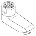 Grohe Auslauf Ausladung 75 mm, Farbe silberfarben Bild 3