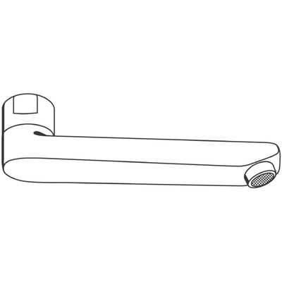 Grohe Auslauf Ausladung 175 mm, Farbe silberfarben Bild 3