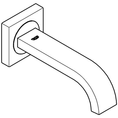 Grohe Wanneneinlauf Allure DN 20 Wandmontage Ausladung 172 mm, 70 mm, Farbe chrom Bild 4