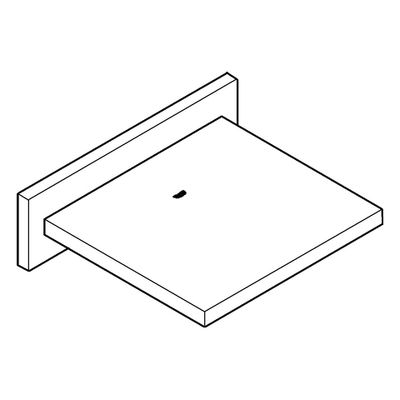 Grohe Schwallauslauf Allure, für Wanne / Brause Ausladung 180 mm, 110 mm, Farbe chrom Bild 4