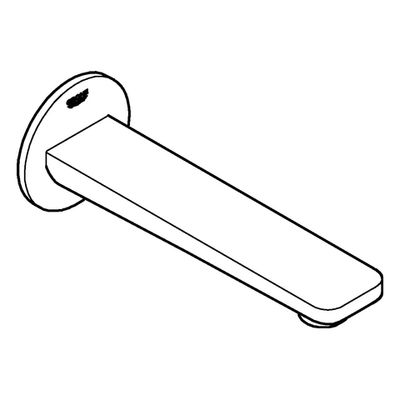 Grohe Wanneneinlauf Lineare 13383_1 Wandmontage, 70 x 170 mm, Farbe chrom Bild 4