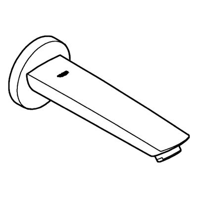 Grohe Wanneneinlauf Eurosmart 13448_3 Wandmontage Ausladung, 171 mm, Farbe chrom Bild 4