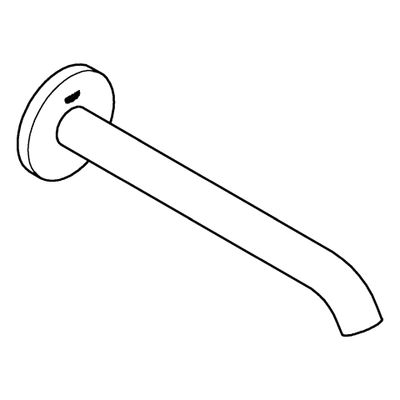Grohe Wanneneinlauf Essence 13449_1 Wandmontage, 221 mm, Farbe supersteel Bild 4