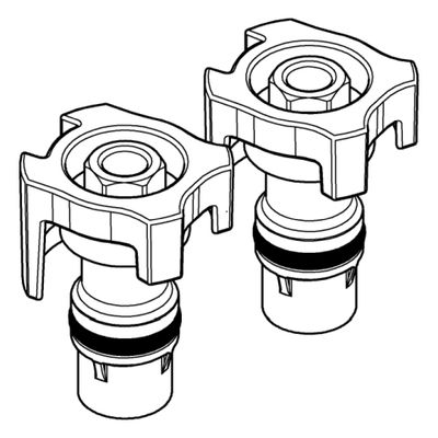 Grohe Vorabsperrung, für Fertigset Smart Control, für Rapido SmartBox (2 Stück) Bild 3