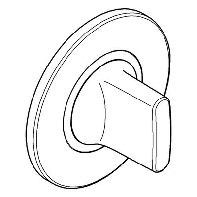 Grohe Unterputz-Ventil Oberbau Fertigmontageset, für 29032, 90 x 44 mm, Farbe chrom Bild 4