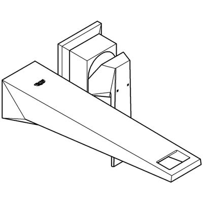 Grohe 2-L-WT-Wandbatt. Allure Brilliant FMS Ausladung 210 mm, Farbe chrom Bild 4
