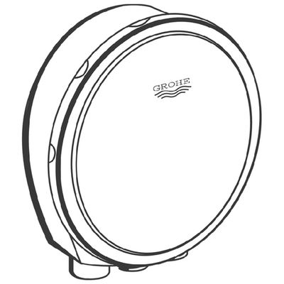 Grohe Wannenfüll-/Ab-/Überlaufgarnitur Talentofill FMS, Farbe chrom Bild 4