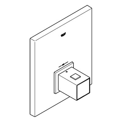 Grohe THM-Zentralbatterie Grohtherm Cube Fertigmontageset, für 35500, 67 x 233 mm, Farbe silberfarben Bild 4