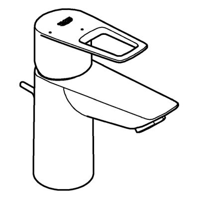 Grohe EH-Waschtischbatterie BauLoop 22054_1 S-Size Mittelstellung kalt, Farbe chrom Bild 4