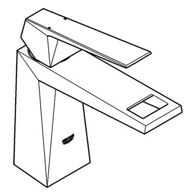 Grohe EH-WT-Batterie Allure Brilliant 23033 glatter Körper, Farbe supersteel Bild 4