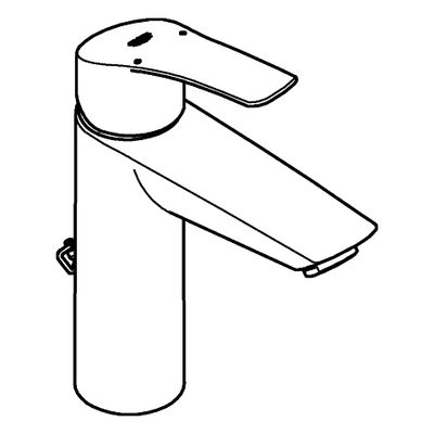 Grohe EH-WT-Batterie Eurosmart 23323_3 M-Size versenkbare Kette, Farbe chrom Bild 4