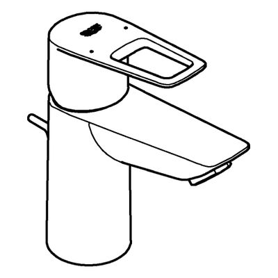 Grohe EH-Waschtischbatterie BauLoop 23335_1 S-Size, Farbe chrom Bild 4