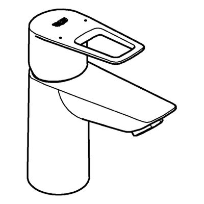 Grohe EH-Waschtischbatterie BauLoop 23337_1 S-Size glatter Körper, Farbe chrom Bild 4