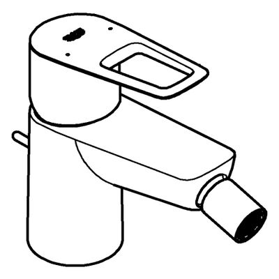 Grohe EH-Bidetbatterie BauLoop 23338_1 Einlochmontage, Farbe chrom Bild 4