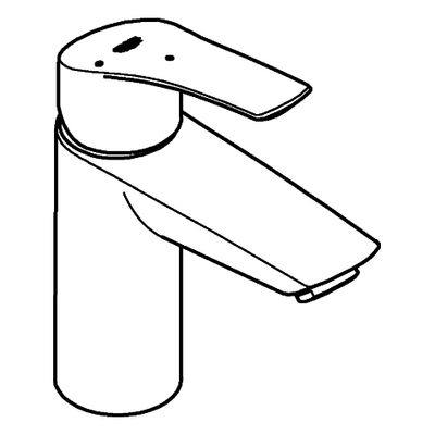 Grohe EH-WT-Batterie Eurosmart 23372_3 S-Size MST kalt Kette, Farbe chrom Bild 4