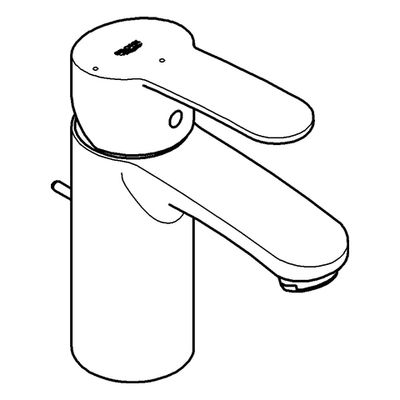 Grohe EH-Waschtischbatterie Eurostyle C 23374_2 EcoJoy, Farbe chrom Bild 4