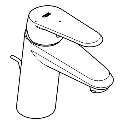 Grohe Einhand-Waschtischbatt. Eurodisc C 23384_2 EcoJoy, Farbe chrom Bild 4