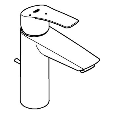 Grohe EH-WT-Batterie Eurosmart 23393_3 M-Size MST kalt Zugst.-Abl.-grt, Farbe chrom Bild 4