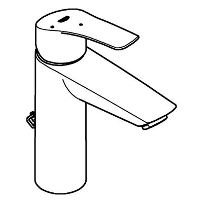 Grohe EH-WT-Batterie Eurosmart 23394_3 M-Size MST kalt versenkbare Kette, Farbe chrom Bild 4